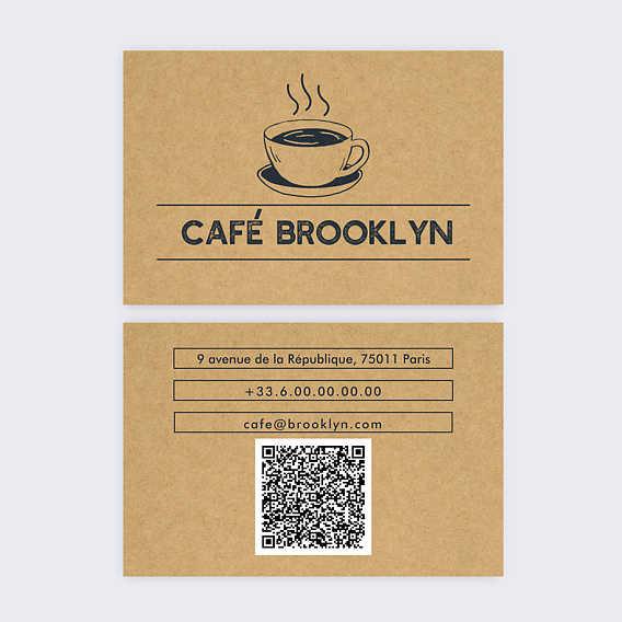 Carte de visite Café