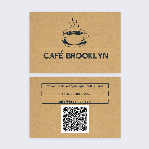 Cartes de visite Café