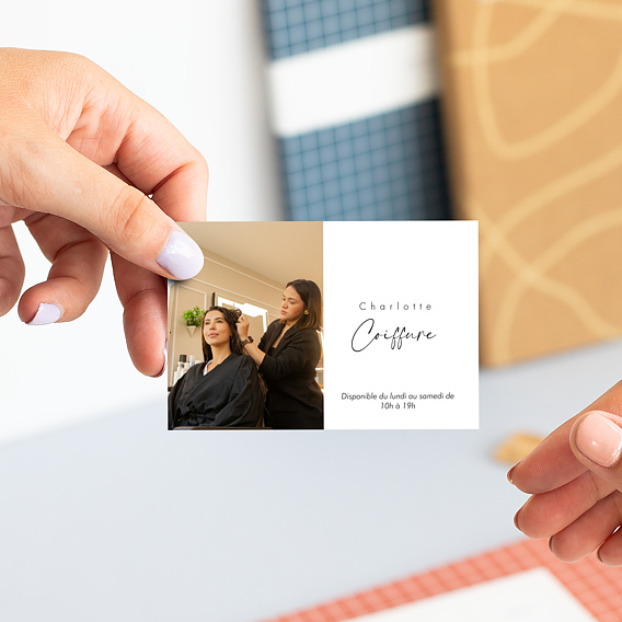 Carte de visite Coiffeuse