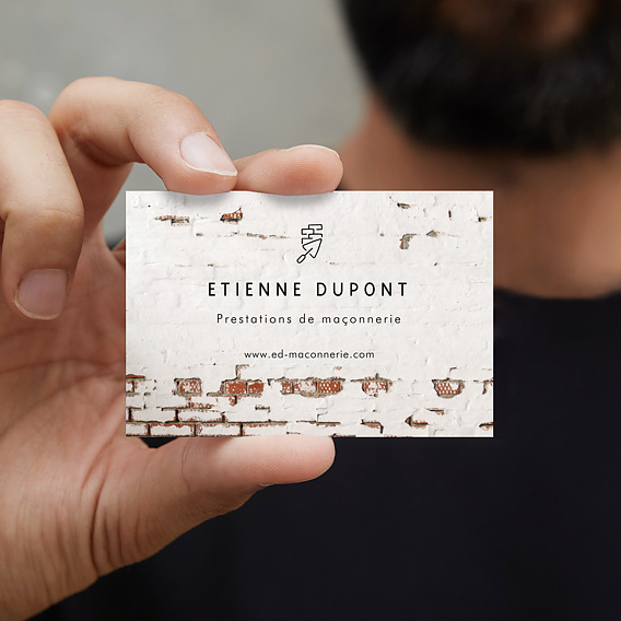 Carte de visite Maçon
