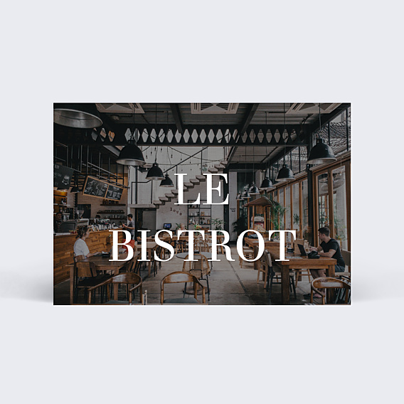 Carte de visite Restaurant Bar