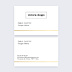 Carte de visite Minimaliste