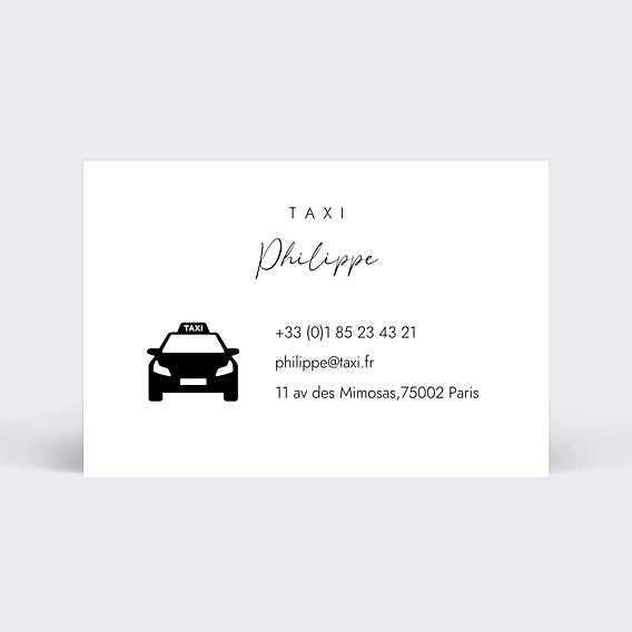Carte de visite Taxi
