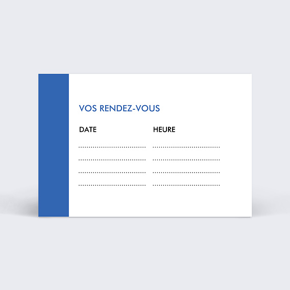 Carte de visite Kinésithérapeute Verso
