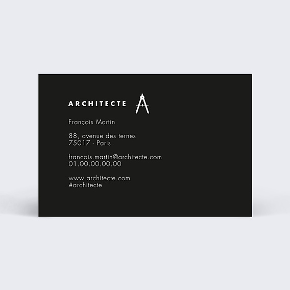 Carte de visite Architecte minimaliste