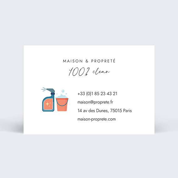 Carte de visite Service de Ménage