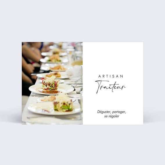 Carte de visite Artisan Traiteur 