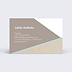 Carte de visite Graphique Neutre Verso