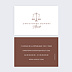 Carte de visite Justice Après 1