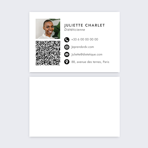 Carte de visite Diététicienne