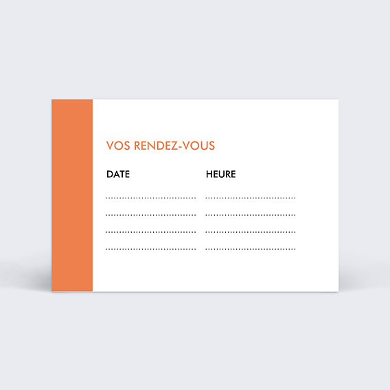 Carte de visite Orthophoniste Verso