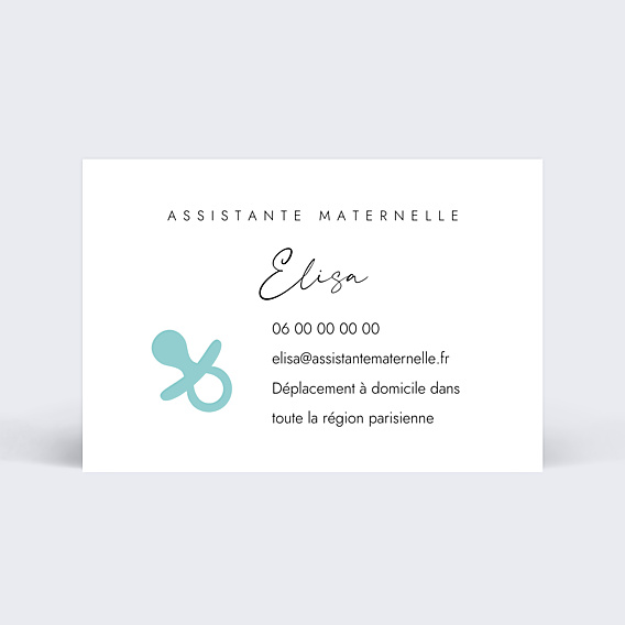 Carte de visite Assistante maternelle