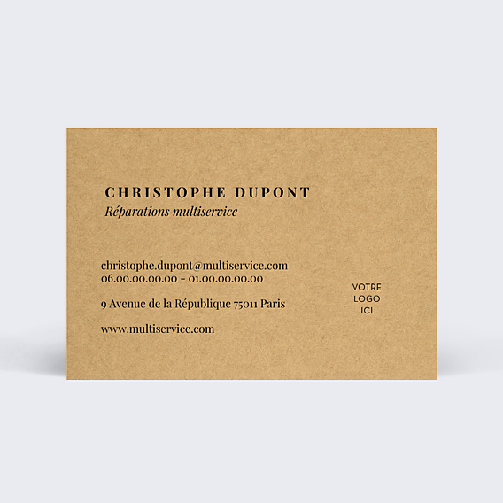 Carte de visite Multiservice