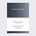 Carte de visite Commercial dégradé bleu