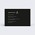 Carte de visite Architecte minimaliste