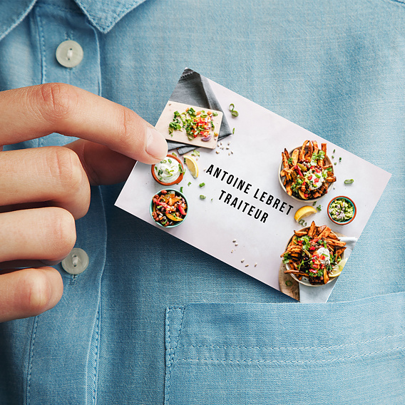 Carte de visite Traiteur Après 1