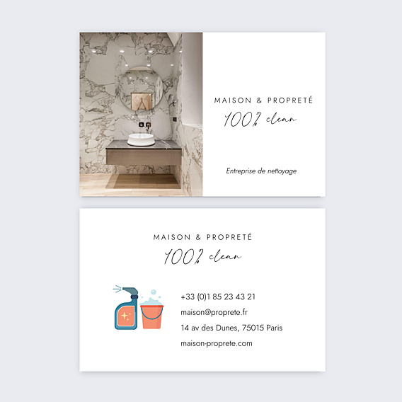 Carte de visite Service de Ménage