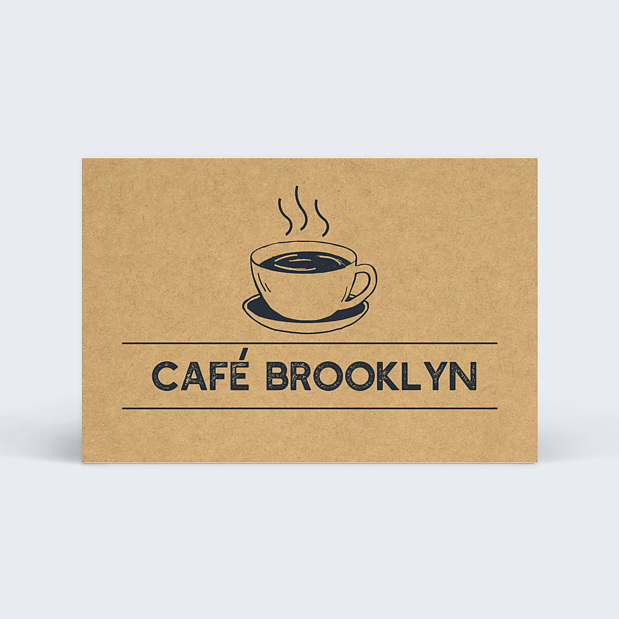Cartes de visite Café Recto