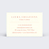 Carte de visite Couture moderne Verso