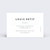 Carte de visite Masseur Verso