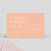 Carte de visite Photographe beige Verso