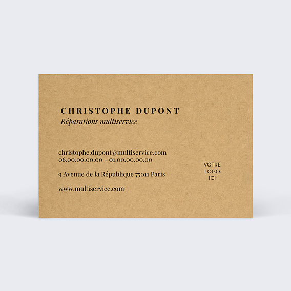 Carte de visite Multiservice