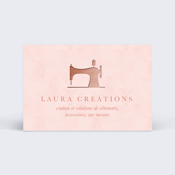 Carte de visite Couture moderne Recto