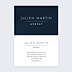 Carte de visite Design Bleu