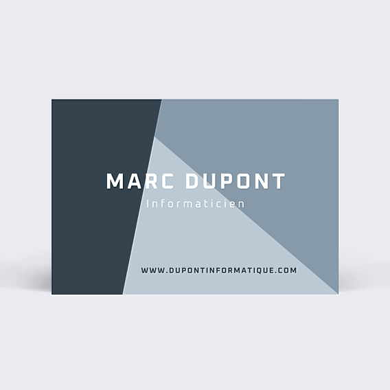 Carte de visite Informatique design