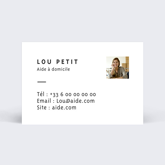 Carte de visite Minimaliste