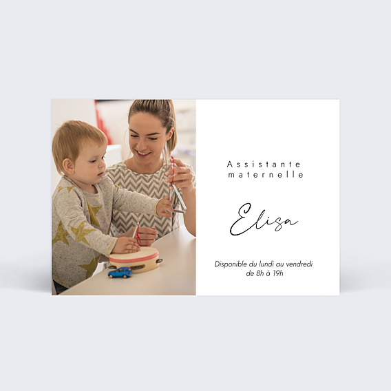 Carte de visite Assistante maternelle