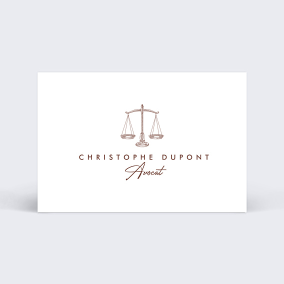 Carte de visite Justice