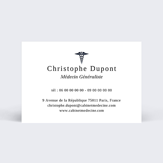 Carte de visite Médecine