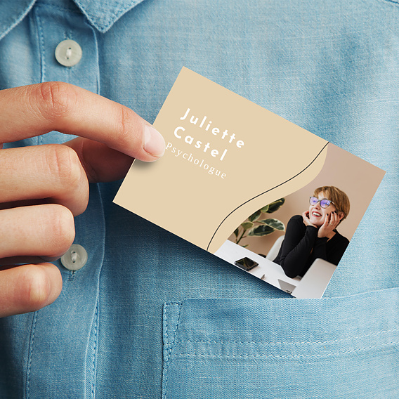 Carte de visite Psychologie Après 1