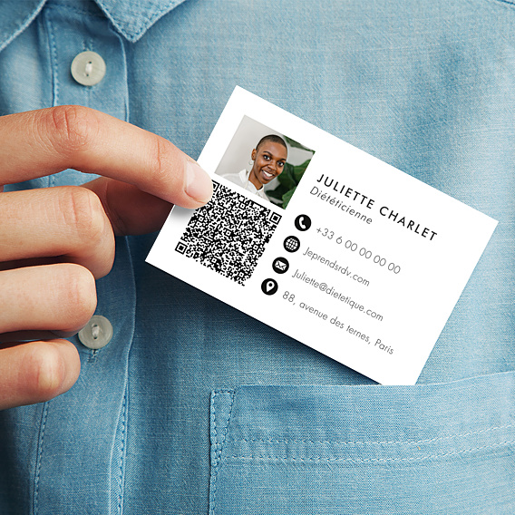 Carte de visite Diététicienne Après 1