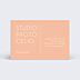 Carte de visite Photographe beige