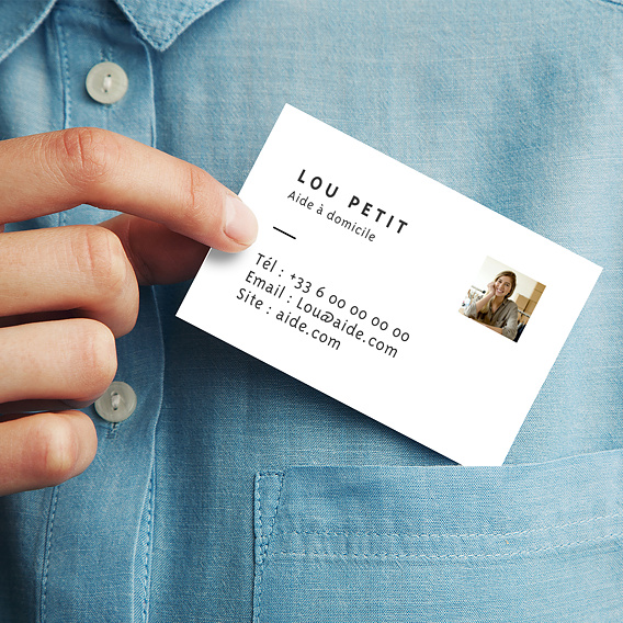 Carte de visite Minimaliste