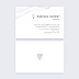 Carte de visite Electricien minimaliste