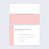 Carte de visite Onglerie rose