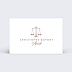 Carte de visite Justice