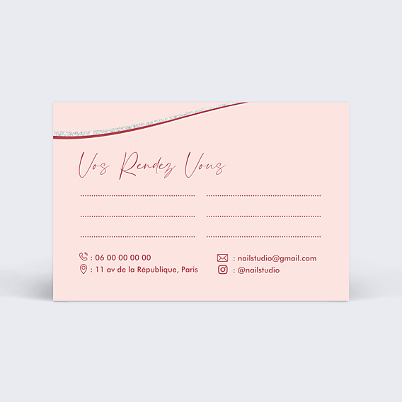 Carte de visite Onglerie