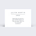 Carte de visite Design Bleu