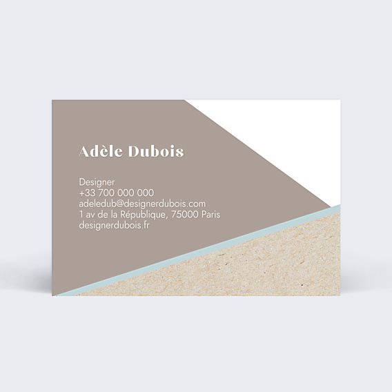 Carte de visite Graphique Neutre