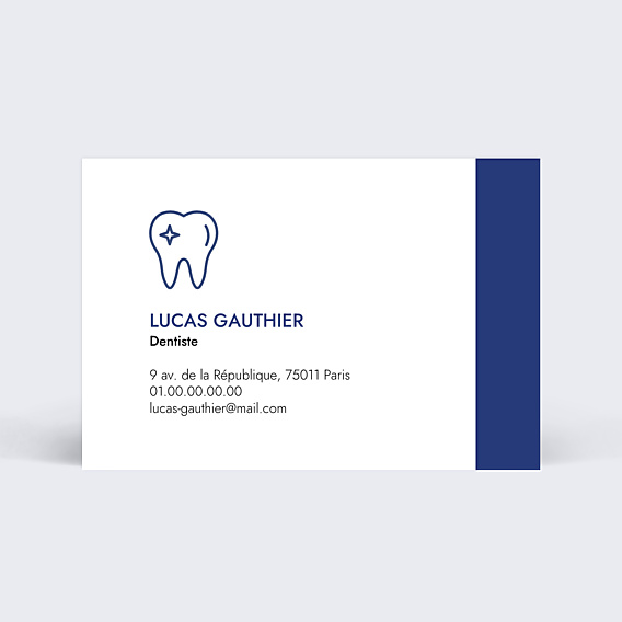 Carte de visite Dentiste