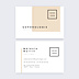 Carte de visite Sophrologie minimaliste