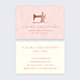 Carte de visite Couture moderne