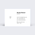 Carte de visite Minimaliste blanche