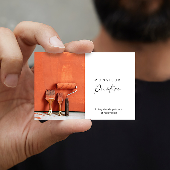 Carte de visite Peintre en bâtiment Après 1