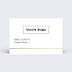 Carte de visite Minimaliste
