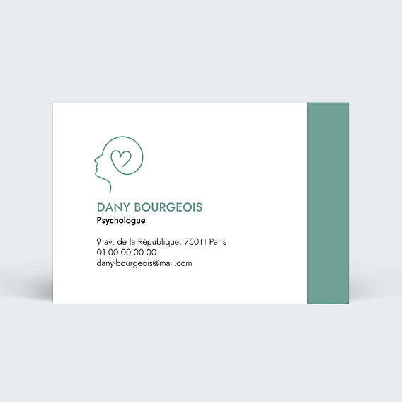 Carte de visite Psychologue rendez-vous